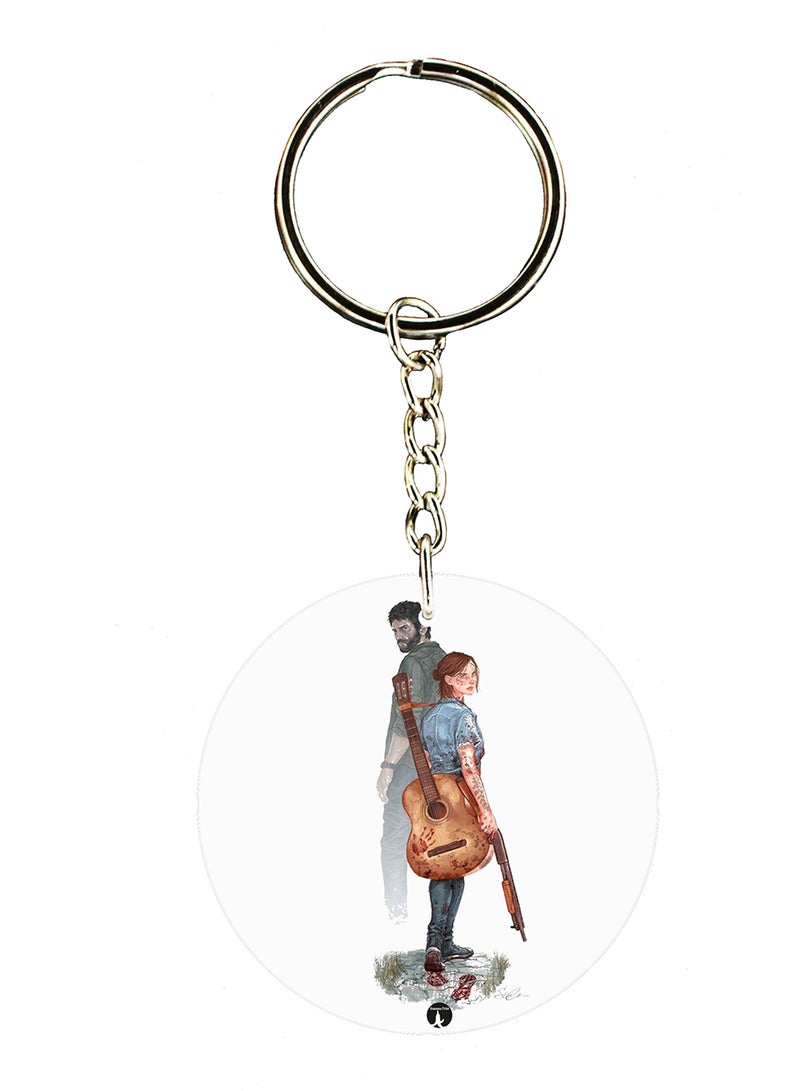 BP The Last Of Us Video Game Double Side Printed Keychain