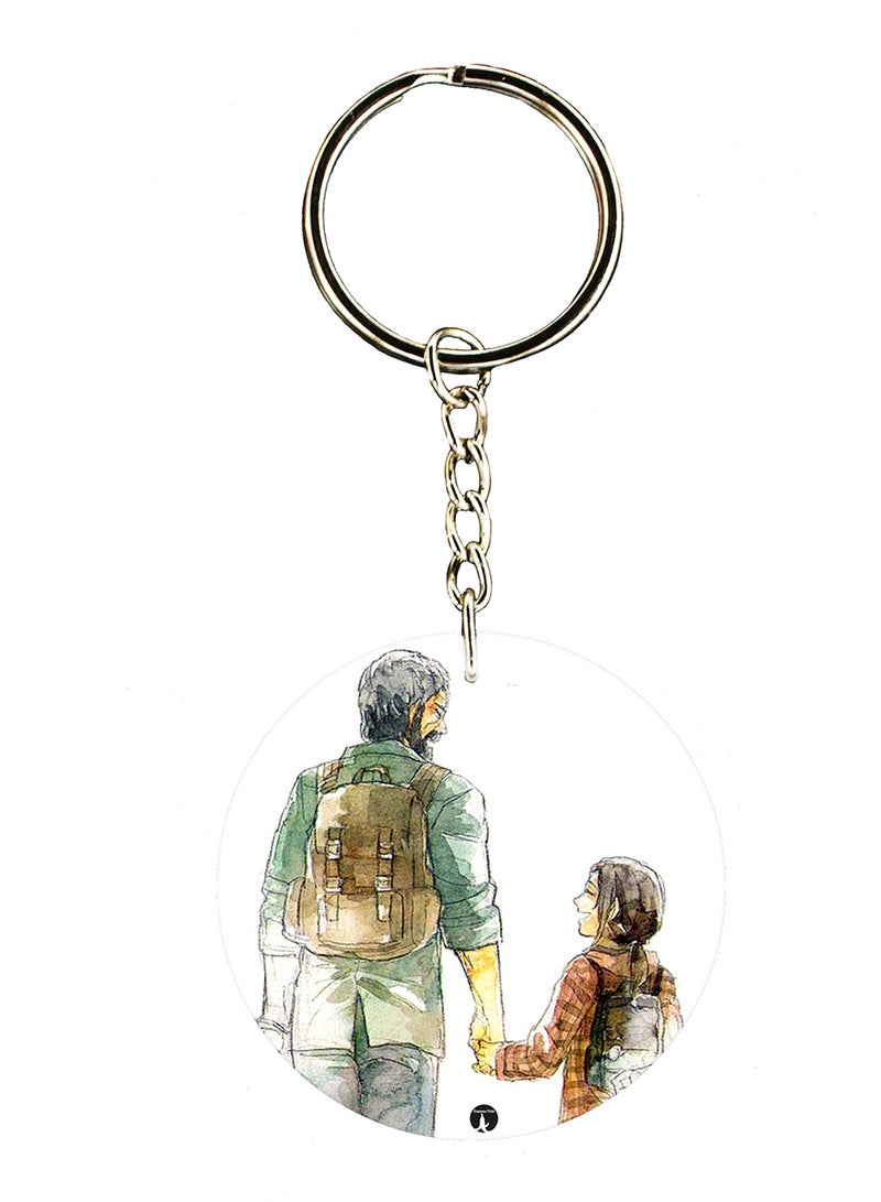 BP The Last Of Us Video Game Double Side Printed Keychain