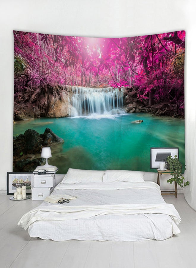 Waterfall Pattern Wall Tapestry Multicolour 150x200cm - Image 1