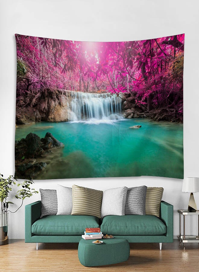 Waterfall Pattern Wall Tapestry Multicolour 150x200cm - Image 4