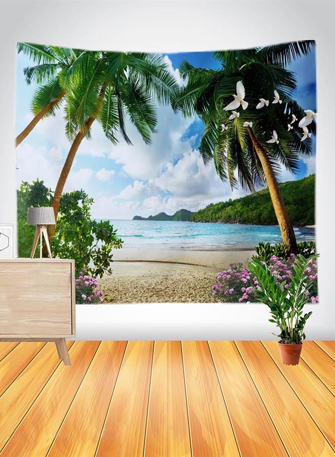Landscape Pattern Decorative Wall Sticker Multicolour 130x150centimeter - Image 2