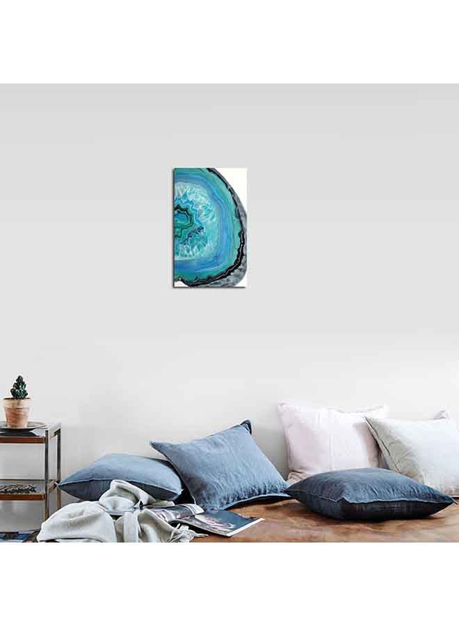 لوحة جدارية للتعليق بتصميم مبتكر أزرق 20x30سم  - Image 2
