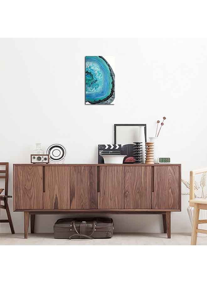 لوحة جدارية للتعليق بتصميم مبتكر أزرق 20x30سم  - Image 3