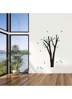 Tree Branch Pattern Wall Sticker Brown/Green