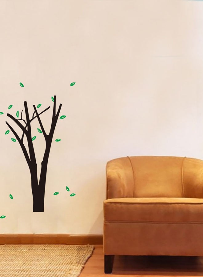 Generic - Tree Branch Pattern Wall Sticker Brown/Green - Image 1