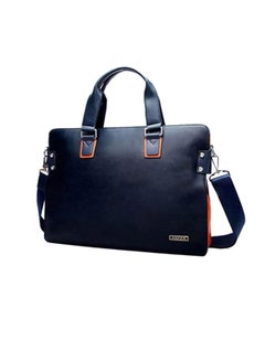 Solid Design Laptop Bag Blue