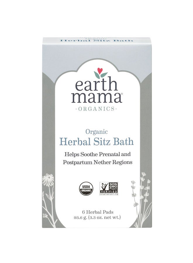 Earth Mama 6-Piece Organic Herbal Sitz Bath  - Image 1