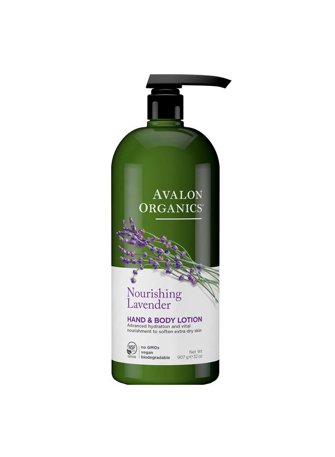 Avalon Organics Nourishing Lavender Hand And Body Lotion 907grams - Image 1