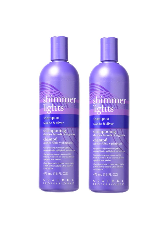 CLAIROL 2-Piece Shimmer Lights Shampoo Set 473ml - Image 1