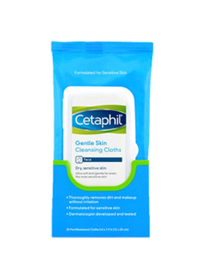 Cetaphil Facial Cleansing Wipes, 25 Count White  - Image 1