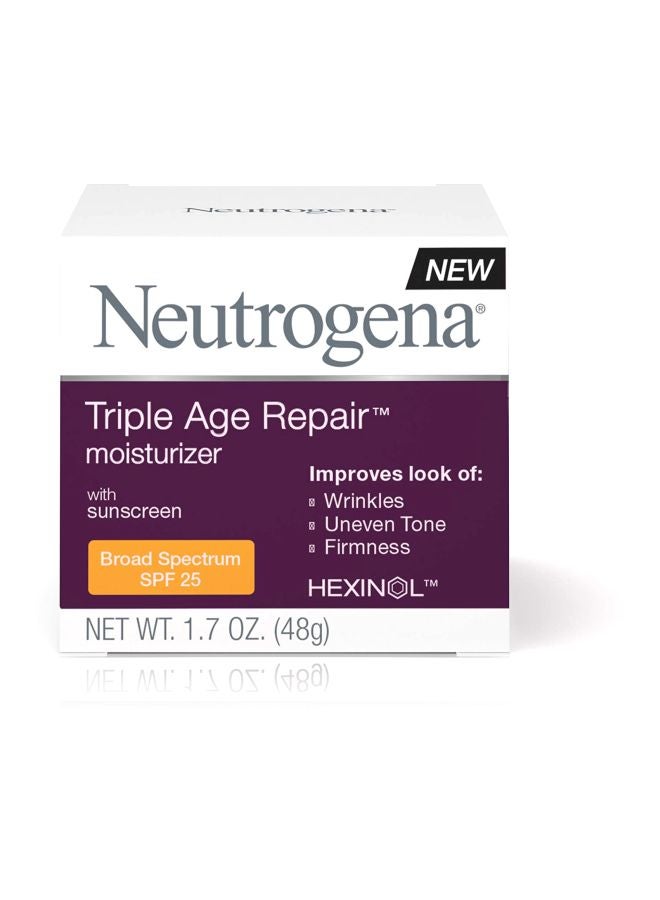 Neutrogena Triple Anti-Aging Face Moisturizer With Broad Spectrum Sunscreen SPF30 Purple - Image 3