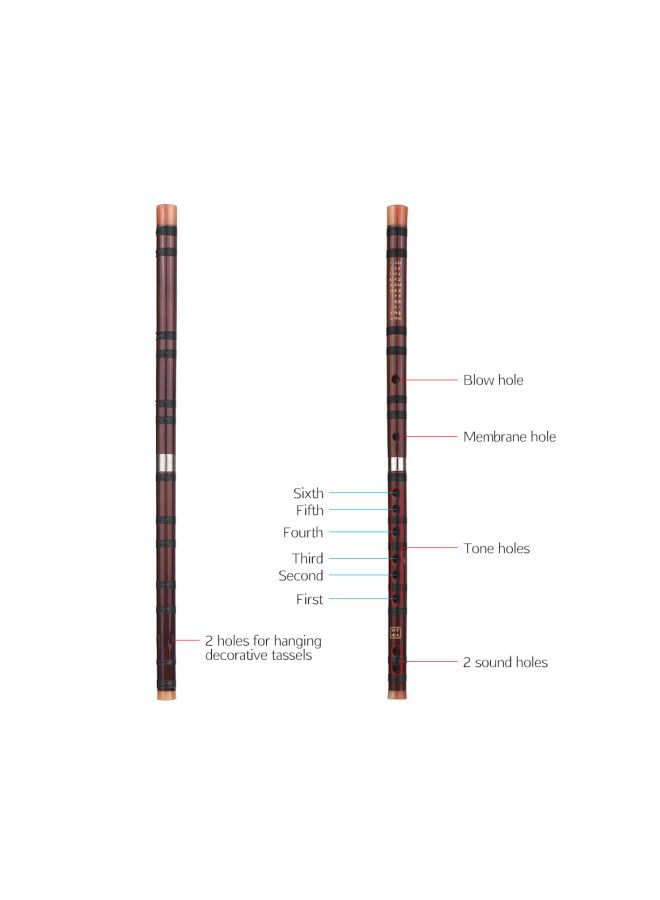 E-Key Bamboo Flute With Chinese Knot - v1570170583/N30514958A_7