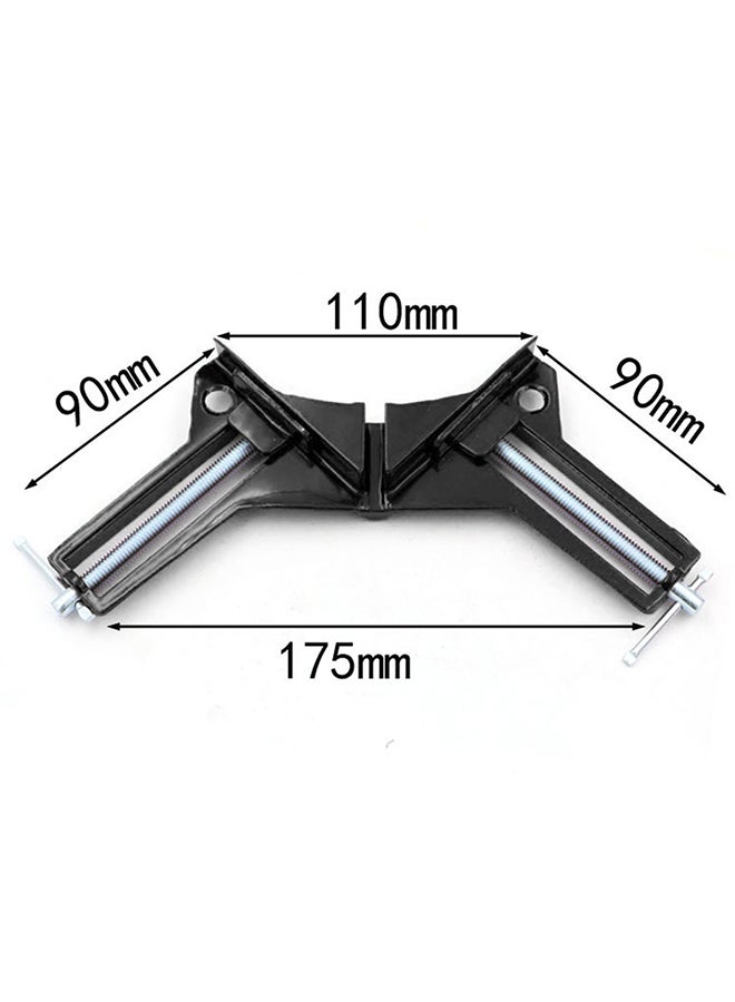 90 Degrees Right Angle Clamp DIY Glass Fast Fixing Clip Woodworking Picture Frame Clamps Black 20x15x5cm  - Image 3