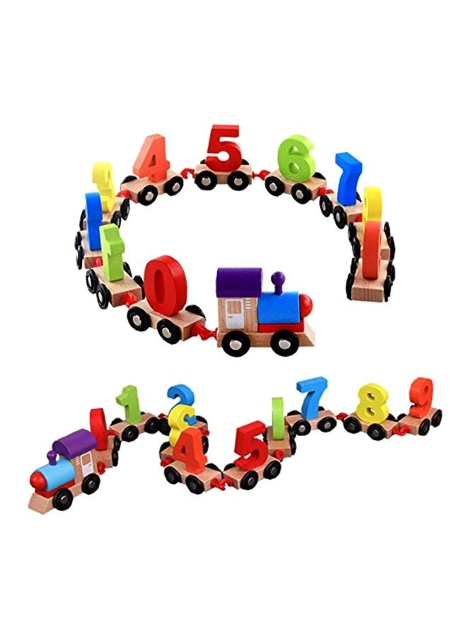al ostoura toys Educational Digit Wooden Train Toy  - Image 1
