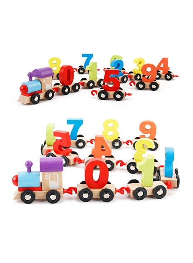 al ostoura toys Educational Digit Wooden Train Toy  - Image 3