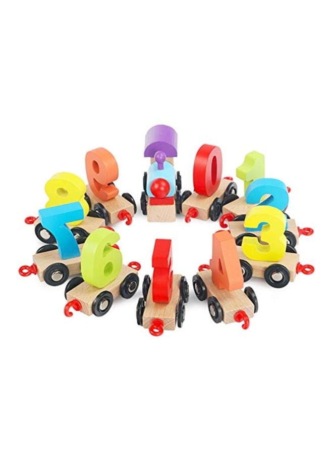 al ostoura toys Educational Digit Wooden Train Toy  - Image 4