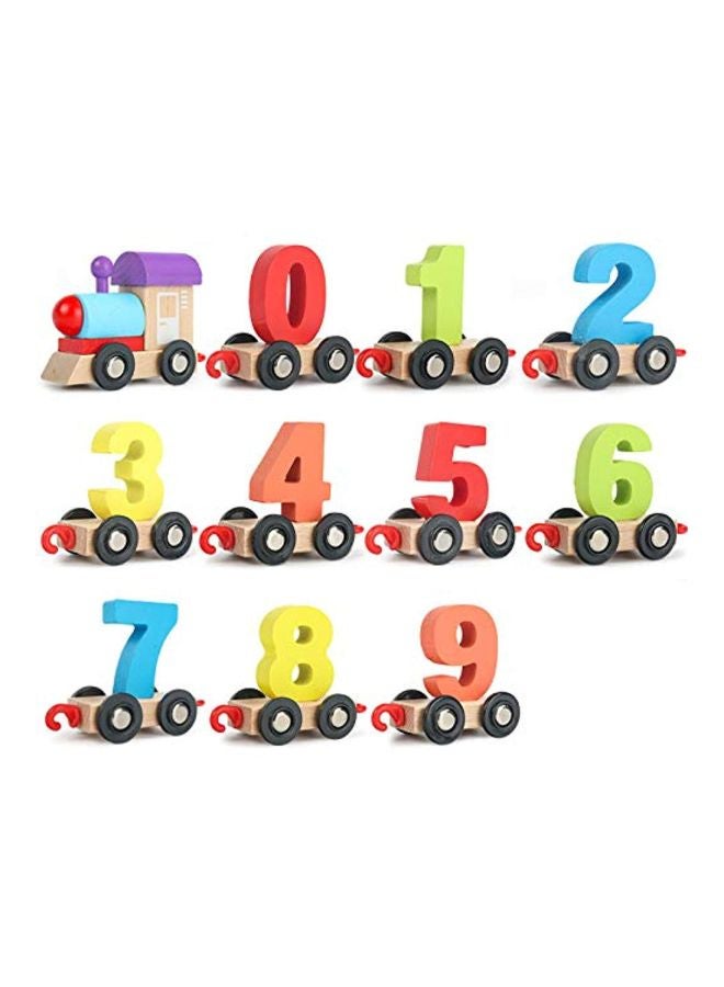al ostoura toys Educational Digit Wooden Train Toy  - Image 5