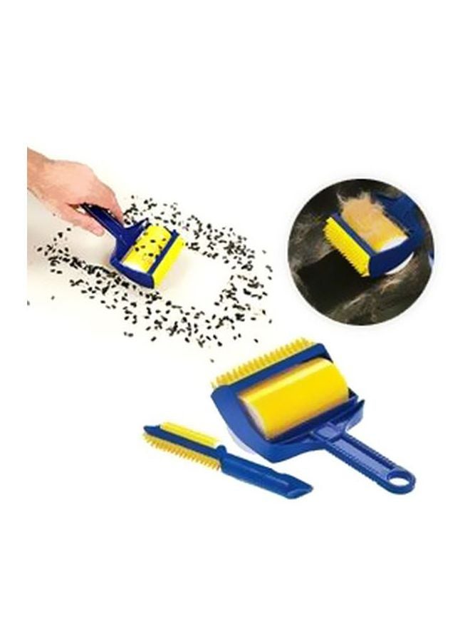 ستيكي بودي طقم فرش إزالة الوبر مكوّن من قطعتين أصفر/أزرق - Image 2