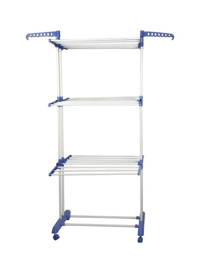 Generic Household Clothes Drying Rack White/Blue  - Image 1