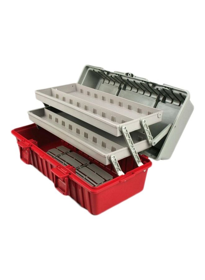 Tower 3-Layered Tool Bag Red/Grey 20x42cm 