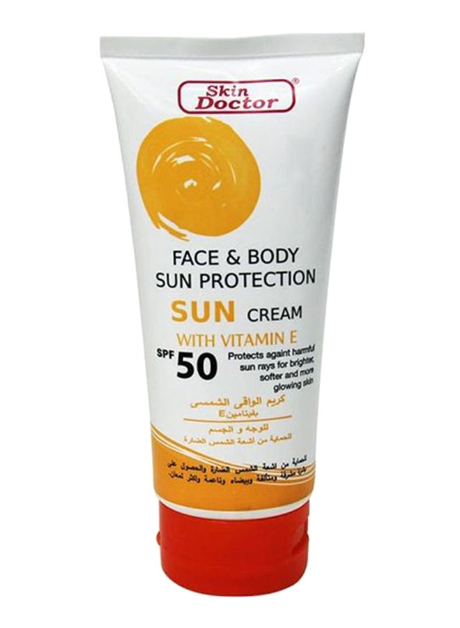 Face And Body Sun Protection Cream With SPF 50 White 150grams