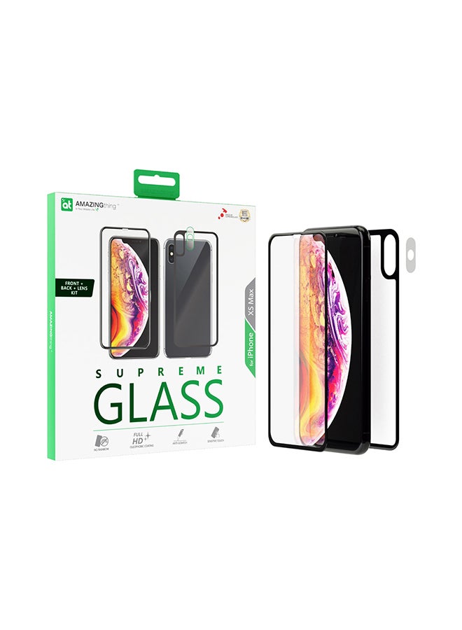 AMAZINGthing Special Edition Front Screen And Back Protector For Iphone Xs Max Clear - Image 1