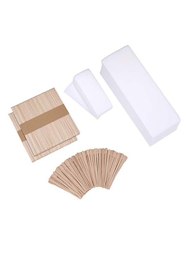 400 Pieces Wax Strips Sticks Kit