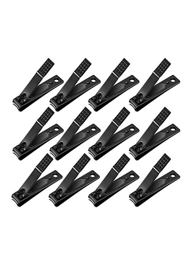 12 Piece Nail Clipper Set Red