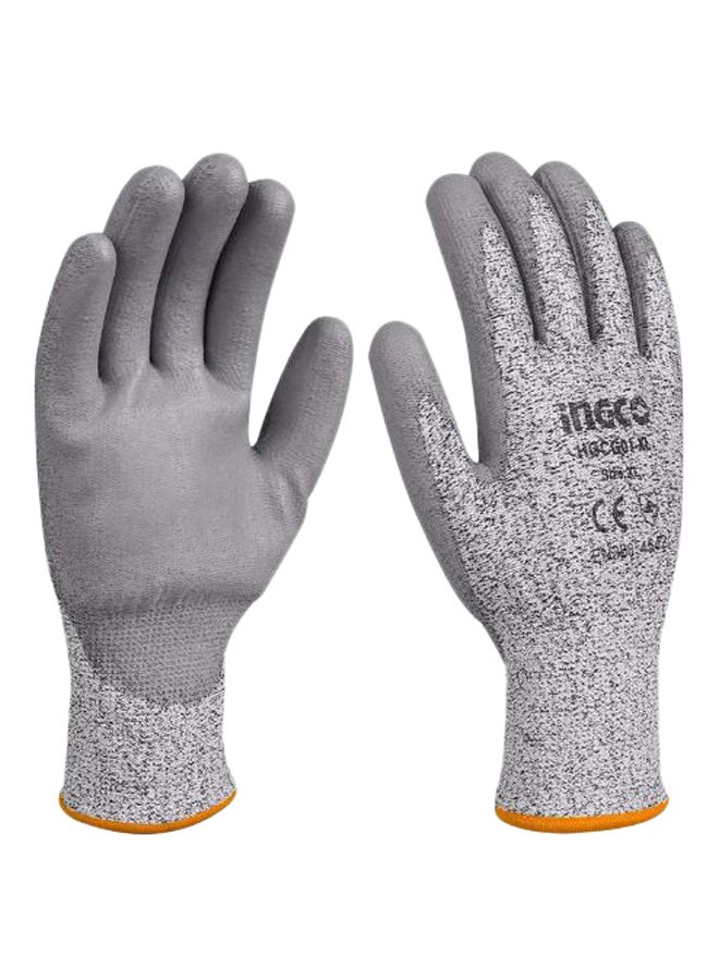 INGCO Pair Of Cut Resistance Gloves Multicolour 