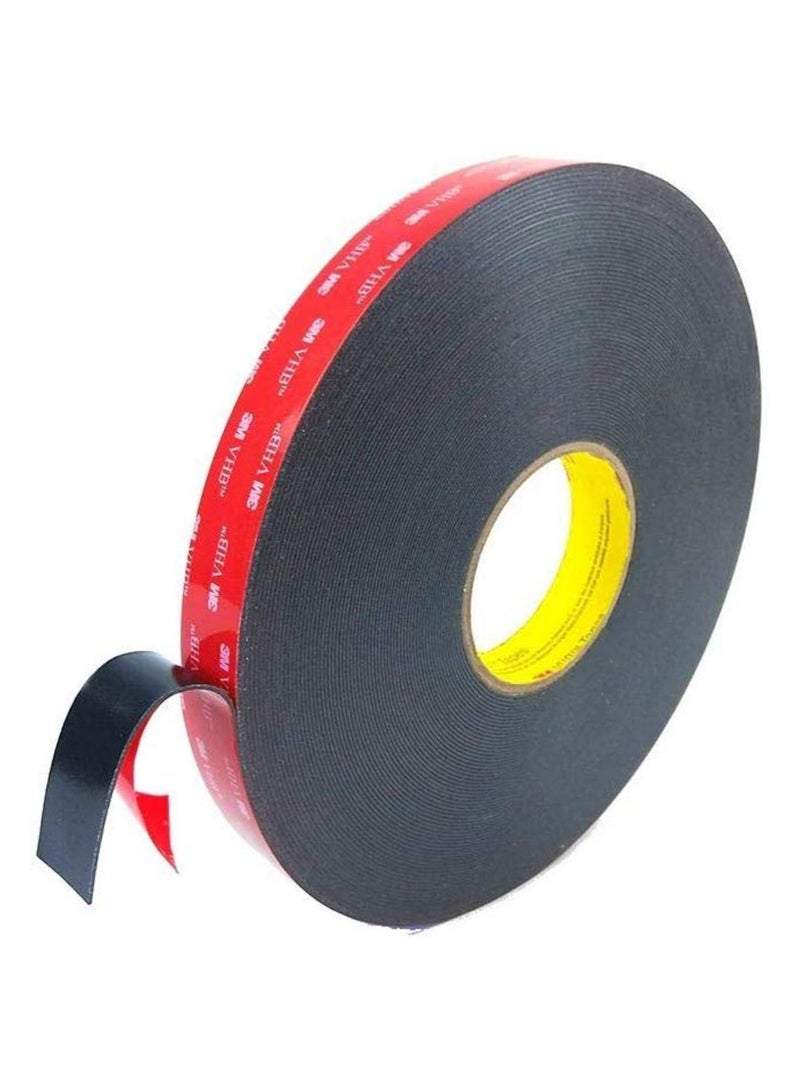 3M - Heavy Duty Double Sided Mounting Tape Red/Black - Image 1