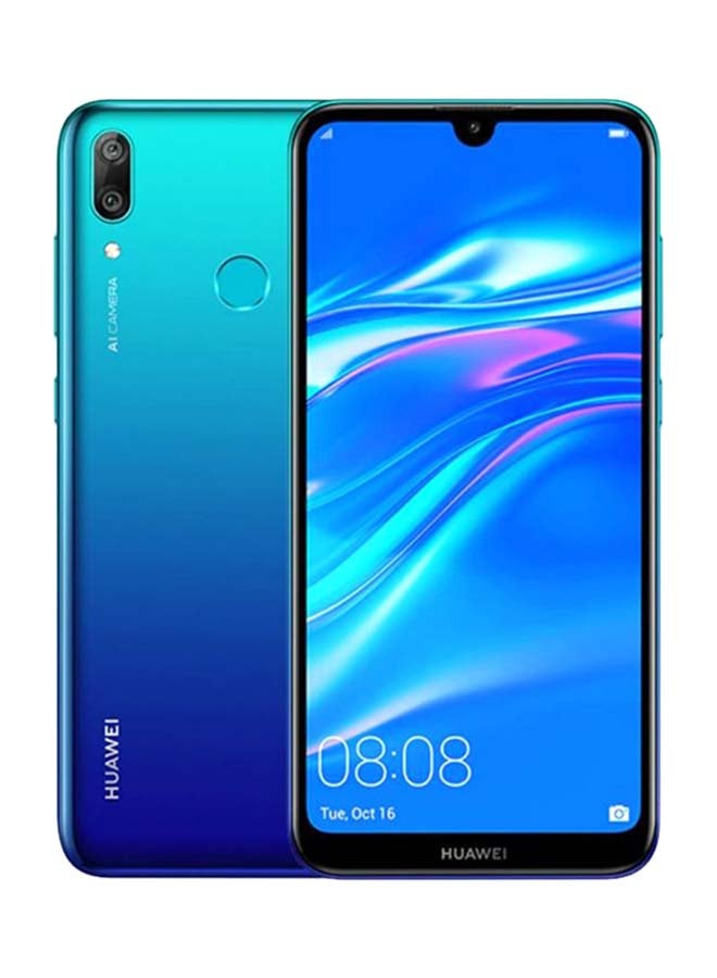 HUAWEI Y7 Prime 2019 Dual SIM Blue 3GB RAM 64GB 4G LTE  - Image 1