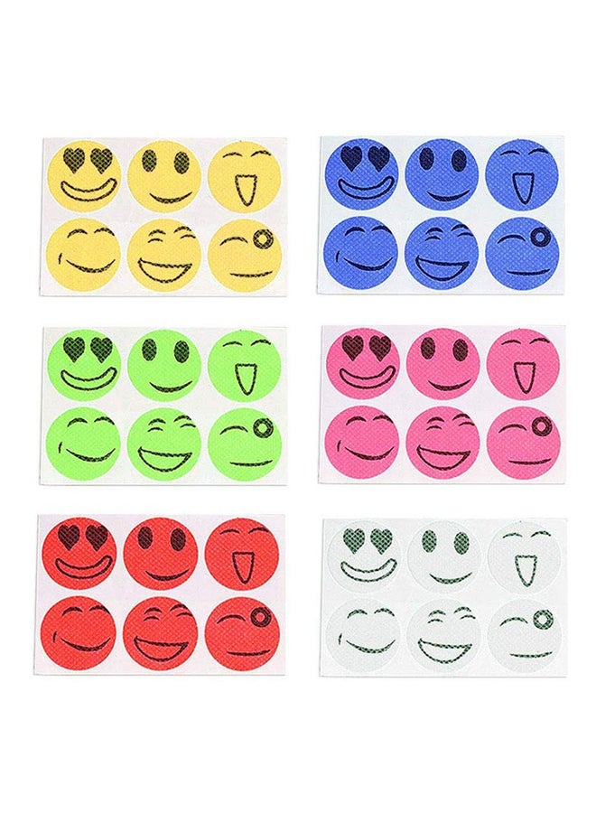 Goglor 60 Piece Natural Non Toxic Mosquito Repellent Patch Stickers Multicolour 11.2x8centimeter - Image 1