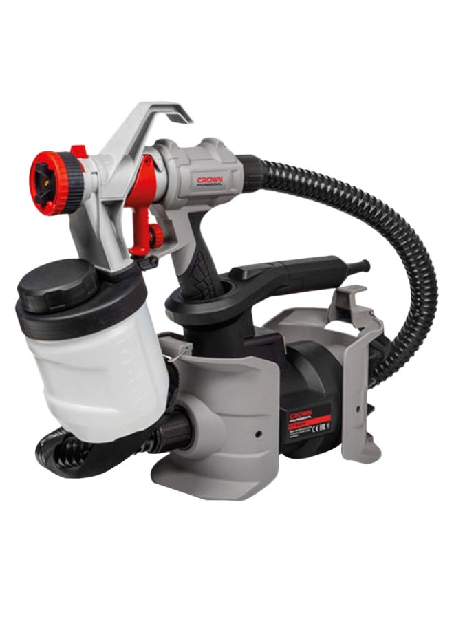 Crown Electric Spray Gun Black/Grey/Red - Image 1