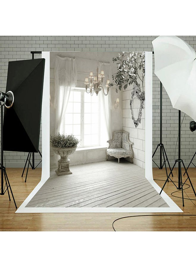 Windows Brick Walls Photo Studio Children's 3D Photography Background Cloth White 
