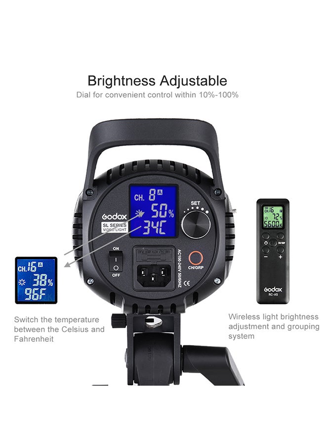 Godox Wireless Remote Control LED Video Light Black - Image 5