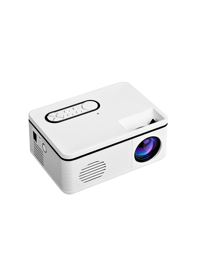 Decdeal - HD LED Portable Mini Projector P2012 White - Image 1
