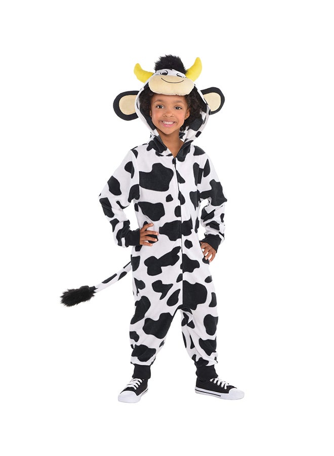 COSTUMES USA Cow Zipster Costume Toddler 3-4 