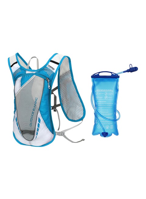 5L Hydration Backpack with 2L Water Bladder Vest 26 x 45 x 8cm