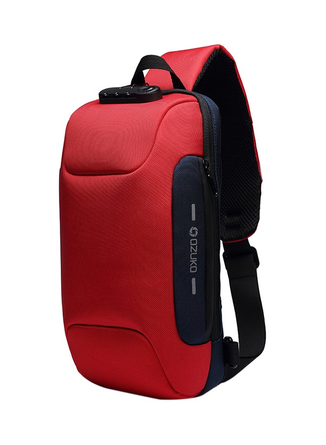 Generic - Water-Resistant Sling Outdoor Cross Body Bag Red - Image 1