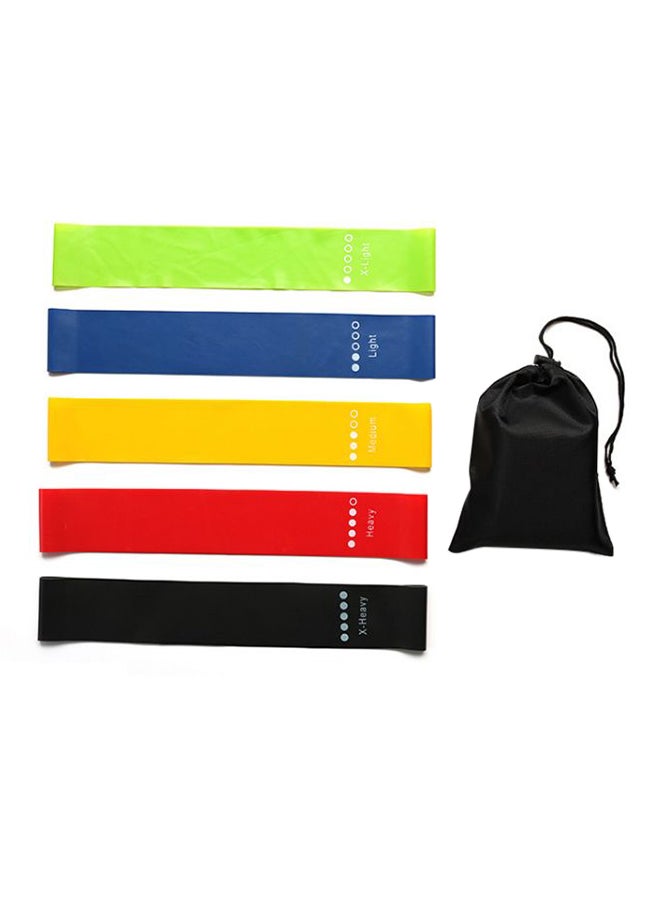 5-Piece Yoga Resistance Band Belt 0.13kg