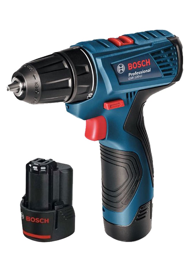 BOSCH Professional GSR 120-LI Cordless Drill Driver Blue/Black/Red