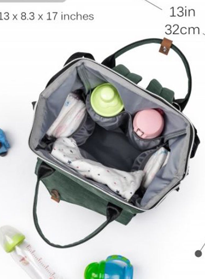 Alameda Diaper Backpack - Large - Olive Green - Image 2