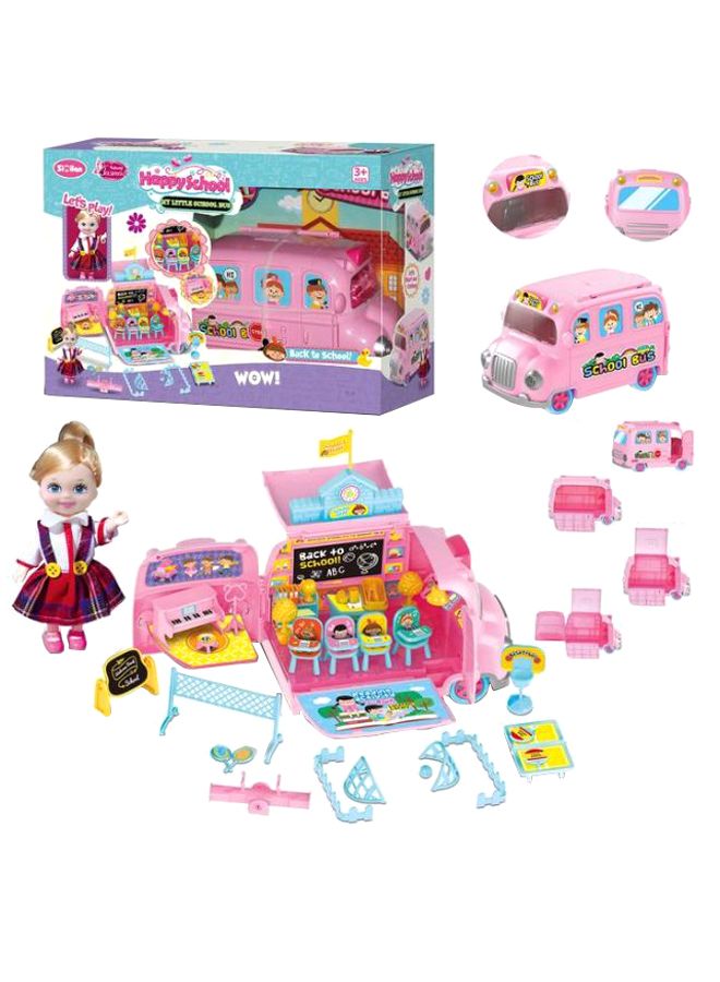 Basmah School Bus Playset - Image 1