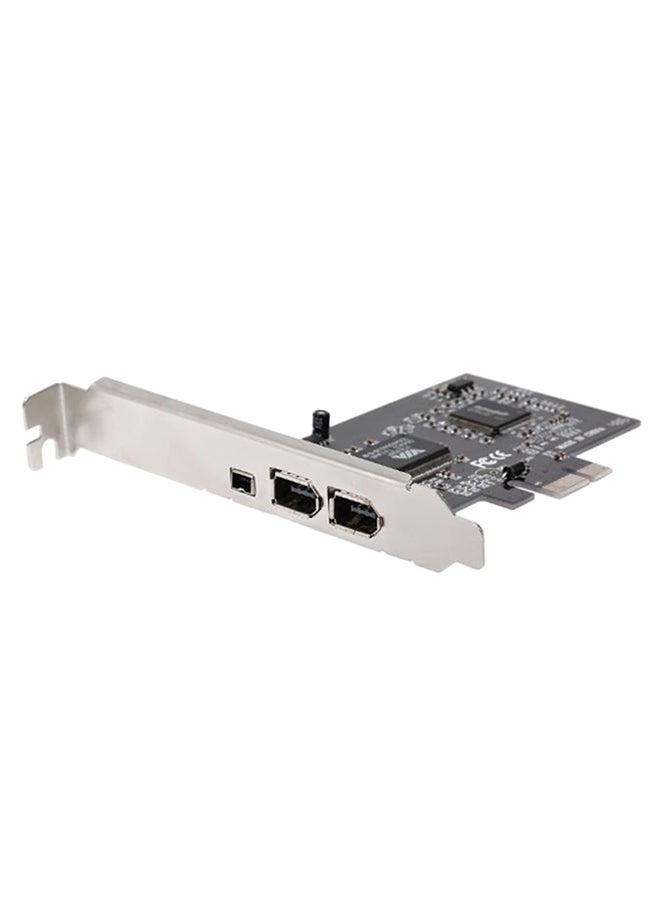 محول إكسبانشن كارد PCI-E من 3 منافذ مزود بسلك فاير واير متعدد الألوان - Image 2