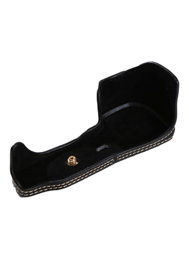 Protective Camera Half Case Base For Sony ILCE-6000/A6000 Black - Image 1