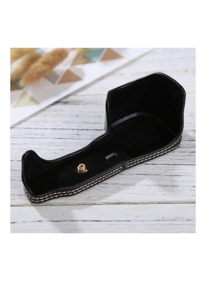 Protective Camera Half Case Base For Sony ILCE-6000/A6000 Black - Image 4