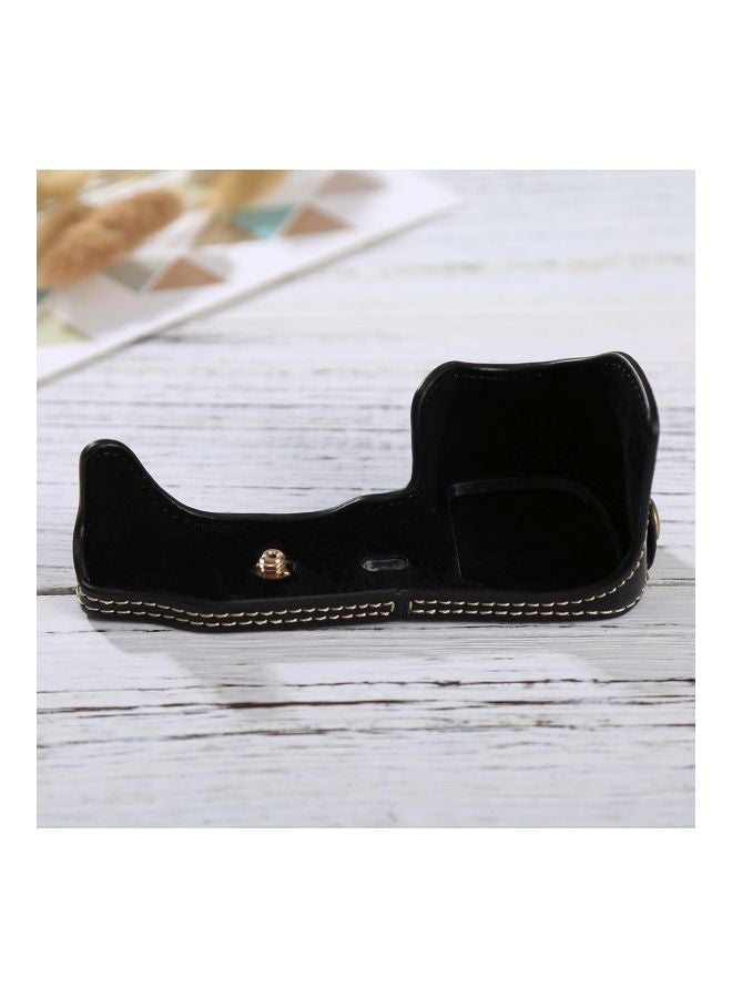 Protective Camera Half Case Base For Sony ILCE-6000/A6000 Black - Image 2