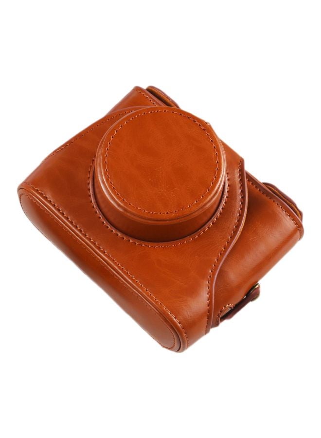 Protective Case For Fujifilm MX10/X20 Brown - Image 1