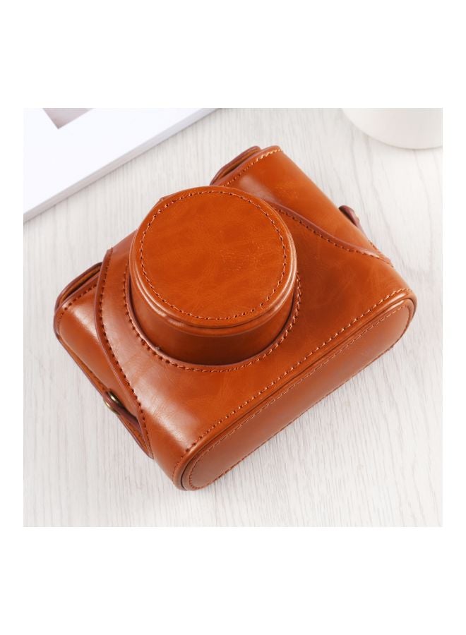 Protective Case For Fujifilm MX10/X20 Brown - Image 2