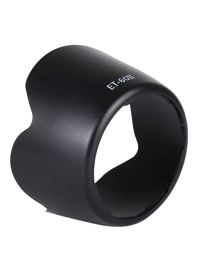 ET-60II Lens Hood Shade for EF55-250IS/EF75-300IIIUSM/EF90-300MMf/4-5.6 Lens Black  - Image 1